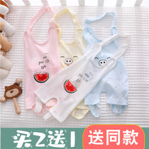 Newborn Baby Thin small belly pocket Summer pure cotton female baby boys baby boys umbilical and belly guard belted with leg kid