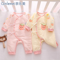 Just Born Baby Conjoined Clothes Spring Autumn Money New Baby Thin Cotton Monk Clothes Autumn Winter Early Autumn Suits