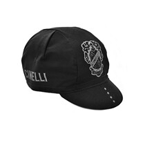 CINELLI CREST BLACK CAP dead fly road bike riding small cloth hat