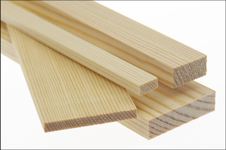 diy手工模型材料 木条 木方 木线条 木块 樟子松木 30cm长