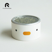 The fish have a small bunk up to the top and the Purroom natural cat mint powder self-hi to feed the water partner