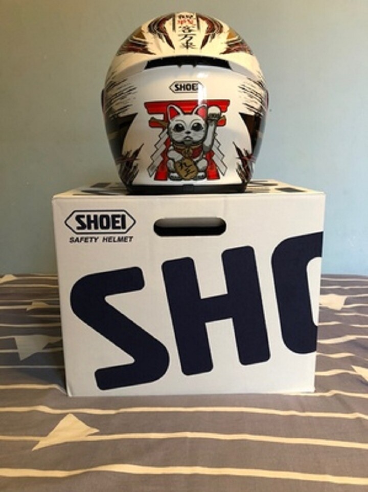 shoei z7 限量版招财猫赛道盔