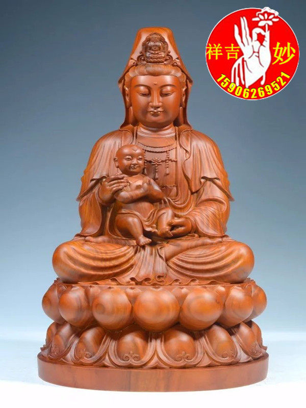 High-grade buddha statue Wood carved Buddha statue Green sandalwood Guanyin Guanyin Guanyin Guanyin Guanyin Guanyin Guanyin Guanyin Guanyin
