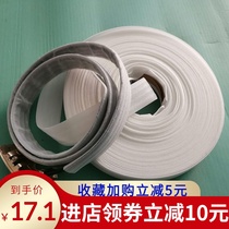EPE glue through long strips of hardware straight tube packaging bag two ends through ultra-long foam strips bag shoulder strap chain cotton sleeve