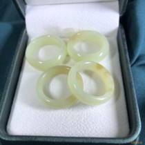 Northeast Yellow White Old Jade Ring Ring Ring Ring of Yuyu and Tian Yuring Ring Men Lady Ring