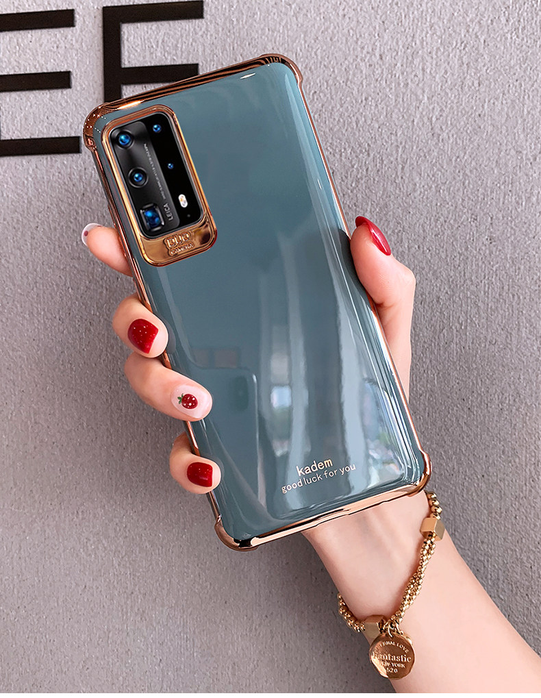 华为p40pro手机壳11pro保护壳xsmax软硅胶套xr防摔四角p30p电镀壳