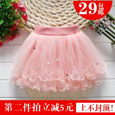 1 girls mesh dress 3 skirts 4 Spring and Autumn 5-year-old baby girl foreign style princess skirt 6 little girl puffy dress 7