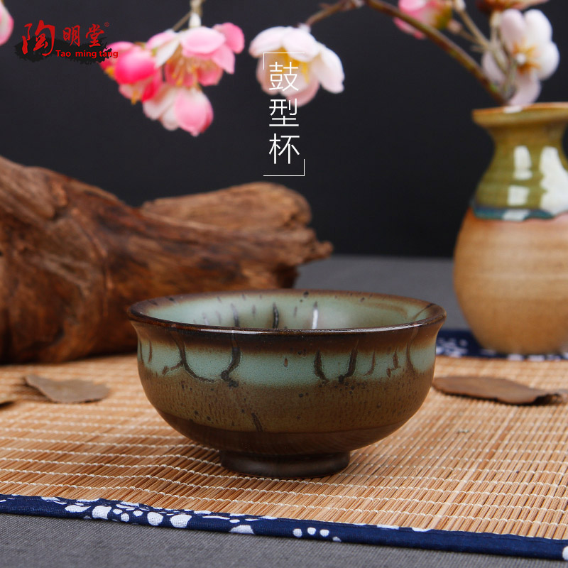 TaoMingTang sample tea cup ceramic up kung fu tea set personal creative cup your up glaze hat cup tea cup
