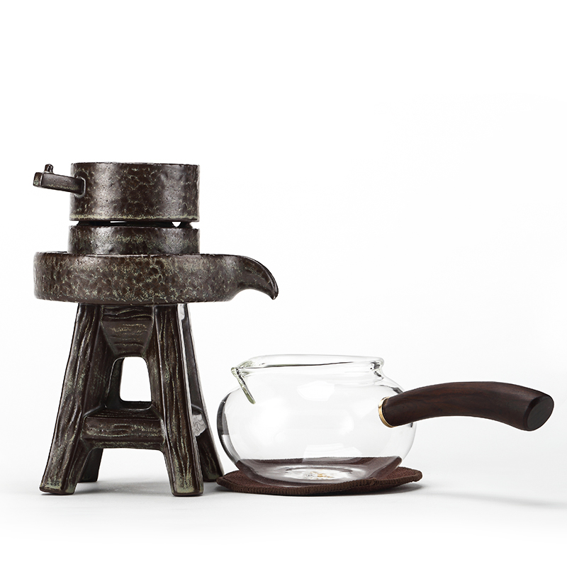 TaoMingTang) of jingdezhen ceramics stone mill) creative tea filter filter device move tea tea accessories