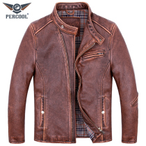 Mens real fur coat 2021 new handsome corner - coat - coat - coat - coat for fat - coat