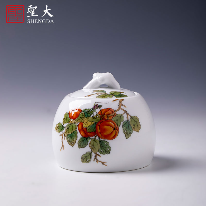 The big hand colored enamel ceramic tea pot all The best tank receives all hand jingdezhen tea service