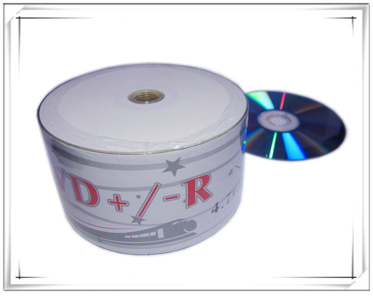 香蕉高光可打印 dvd刻录盘16x dvd-r 4.7g 空白光盘光碟 50片包邮