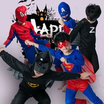 Children cosplay Character Dress Up Costume Spider-Man Superman Batman Boys and Girls Stage Performance Costume