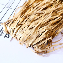 Rain silk curtain pull flower confession birthday party scene layout 2 meters tassel rain silk background wall decoration color strip hanging decoration