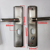 New security door handle universal solid thick handle Buyang door lock anti-pry panel handle