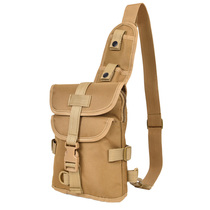 Men and women outdoor running bag military fans tactical chest bag waterproof leisure satchel travel cycling running bag sports men bag