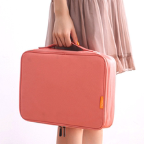 Household certificate storage bag box Family multi-layer large-capacity multi-function box Certificate document passport card bag finishing bag