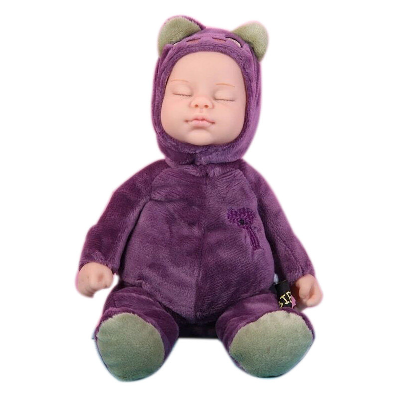 正品比伯娃娃bieber 仿真睡眠娃娃安抚娃娃陪睡娃娃婴儿毛绒玩具