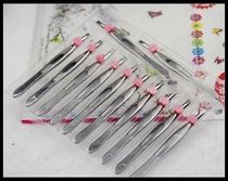 2 Yuan store makeup with beauty tools Stainless Steel Tweezers With Brow and plucted hair Moustache Pincers Pincers