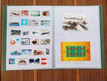 Double protection Philatelic album folder Collection album for beginners A4 large white thin section 10 sheets 20 pages