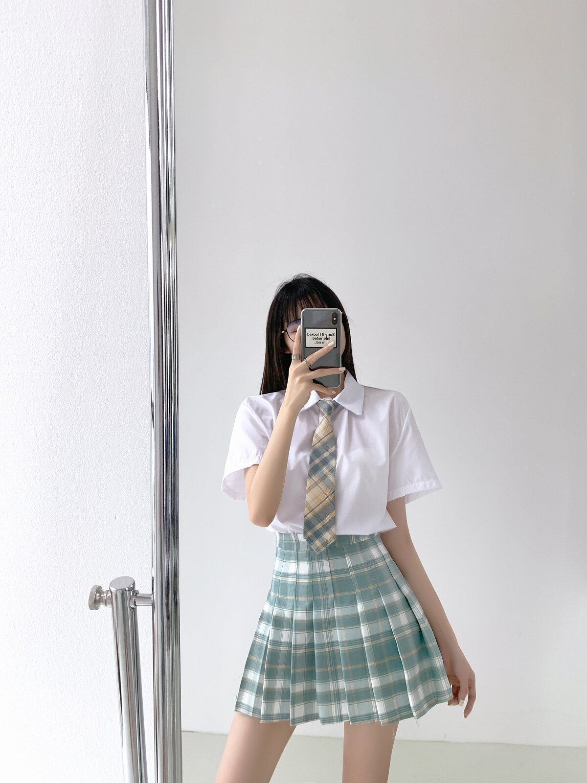 实拍温柔一刀jk套装全套原创学生jk制服裙正版百褶裙女春夏格子裙