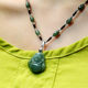 Oil Green Jade A Cargo Jade Buddha Pendant Female Model Laughing Buddha Maitreya Buddha Pendant Jade Buddha with Jade Buddha Bead Necklace Oil Green Jade A Cargo Jade Buddha Pendant Female Model Laughing Buddha Maitreya Buddha Pendant Jade Buddha with Jade Buddha Bead Necklace