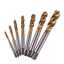 Tap for cobalt-containing machine high-speed steel m2-m20 metric coarse teeth tapping blind hole square handle Spiral Tap