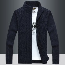 New Fall 2021 Men's Sweaters Men's Knitwear Stand Collar Cardigan Sweater Casual Knitwear Top Jacket Fashion