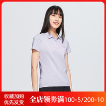 Li Ning Short Sleeve POLO Shirt Woman 2022 Summer new fashion Turning Leader Breathable Speed Dry Sports Women APLR012