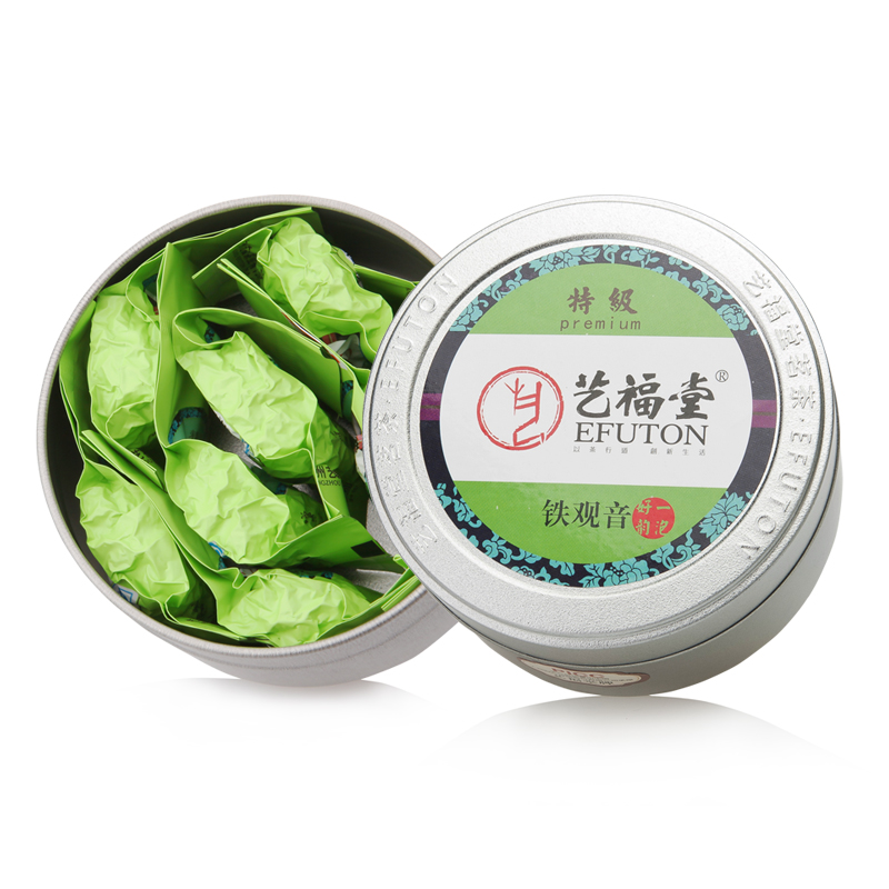 艺福堂茶叶 正宗安溪铁观音 清香型乌龙茶 2016新茶 一泡好韵56g产品展示图4