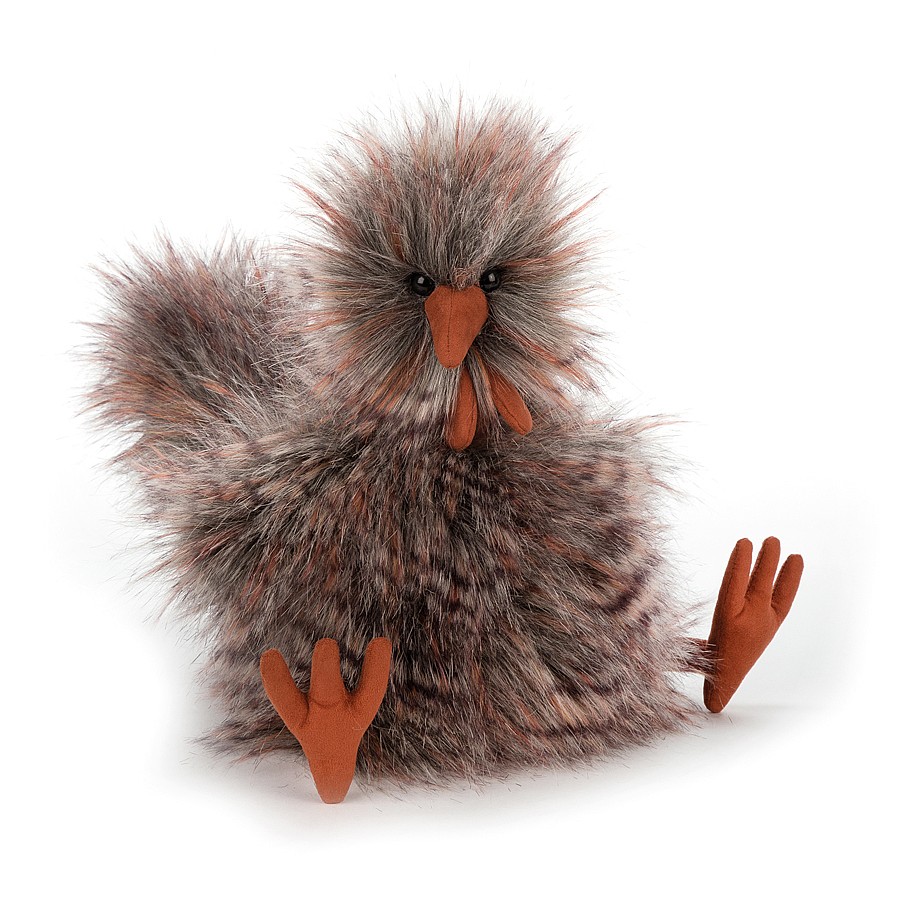 aboo|英国「jellycat」毛绒炸毛orpie鸡娃娃公仔女朋友礼物_7折