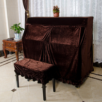 Special high-grade thick gold velvet custom fabric soft velvet piano full cover Korean style