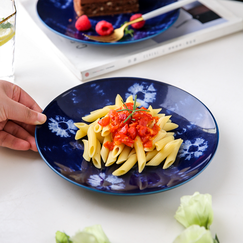 In northern sichuan plate of creative move of household ceramics tableware 0 beefsteak dessert snacks fruit bowl