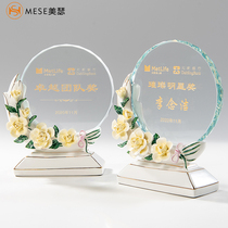 Ceramic Authorisation Card Medal Creative Trophies Crystal Custom memorabilia Custom plaque to be a dealer authorization card