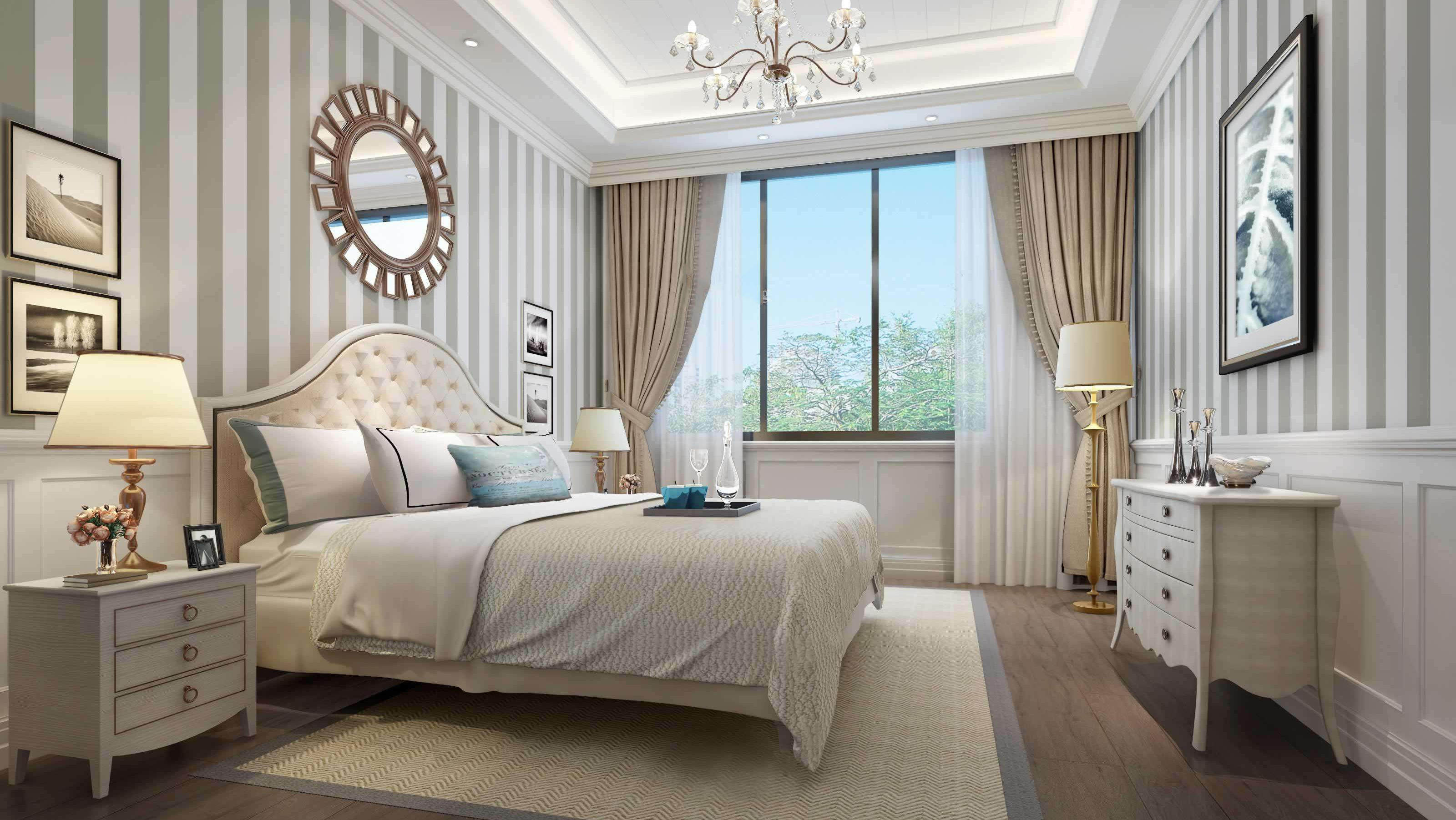 show美式乡村魅力典雅卧室如何造