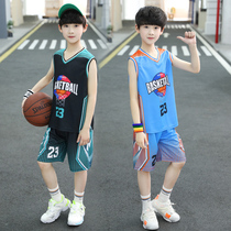 Children's basketball suit sports suit boys kindergarten boys primary school students training quick-drying clothes breathable performance clothes
