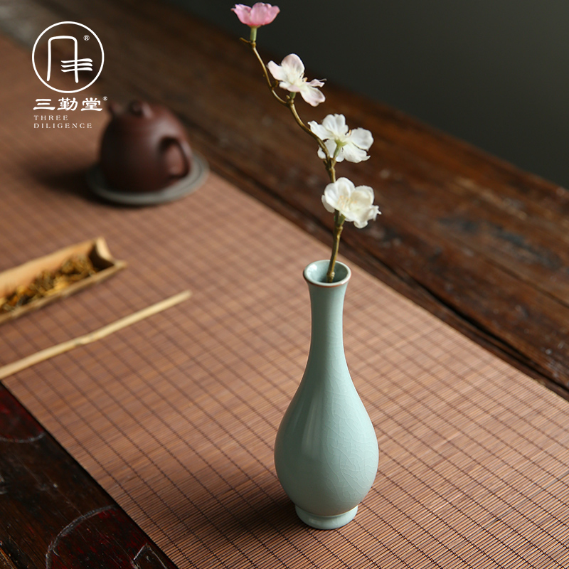 The three frequently your up with jingdezhen ceramic flower flower implement household act The role ofing is tasted kung fu tea tea furnishing articles S73025