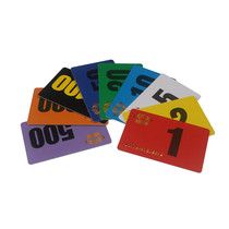 Rectangular card new custom plastic automatic mahjong machine PVC Mahjong chess room suitable for chip currency