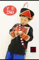 The Liangshan Mei-aunt Yi Childrens clothing boy girl suit minority traditional dress machine embroidered out of clothes