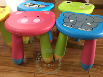 Detachable childrens portable cartoon stool
