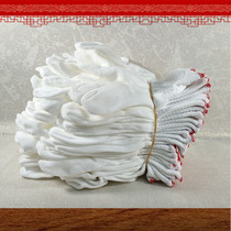 Mahogany furniture maintenance paint waxing polishing hands protection special cloth gloves 6 yuan a pack of 12 double Xi Hao