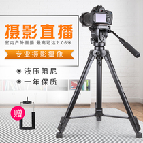 Yunteng 880 SLR Camera Tripod Hydraulic damping PTZ Professional Canon Nikon Sony Camcorder DV Video Tripod Video Bracket Portable Set