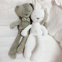 Any 2 pieces of export French baby to soothe plush doll toys without cutting hair can be washed entrance