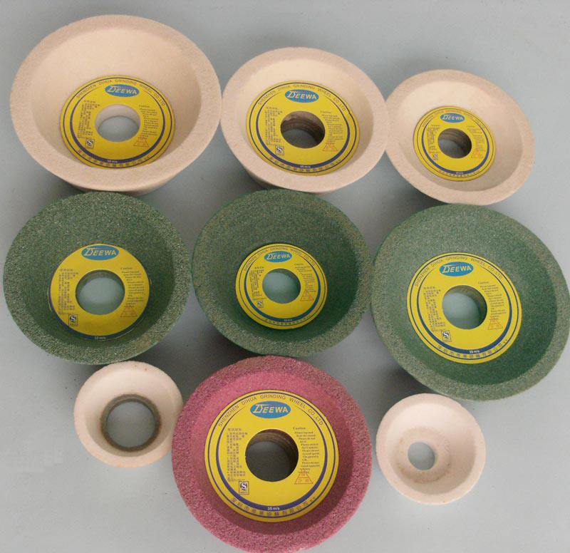 一级砂单面凹60杯型砂轮75白刚玉100磨刀机150切纸机裁布刀端面磨