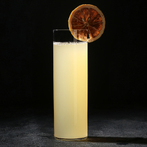 Bar soul Japanese unleaded Crystal 380ml lengthened and raised version hand-carved straight body long drinking cup Colin Cup