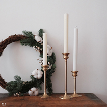 Shaft Years Retro American Countryside Brass Pendulum Wax Table Wedding PROP EUROPEAN STYLE COPPER SUE WHITE CANDLE HOLDER NEW PURE COPPER