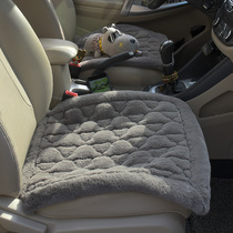Car cushion winter plush no backrest single seat three-piece set monolithic seat cushion non-slip universal goddess rear seat cushion