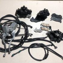 Applicable Gwangyang ANY LIKE150CK150T-5 -13 Q150 front and rear brake pump tubing caliper brake pads