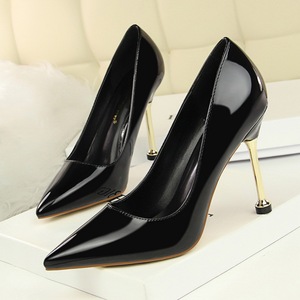 171-2 han edition fashion contracted professional OL show thin fine with high heels with paint light mouth pointed women