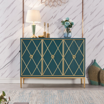 Light and luxurious style shoes cabinet Entry into the family Genguan American Partition Cabinet Modern Minimalist Living-room Lockers Au Style Entrance Door Dining Side Cabinet